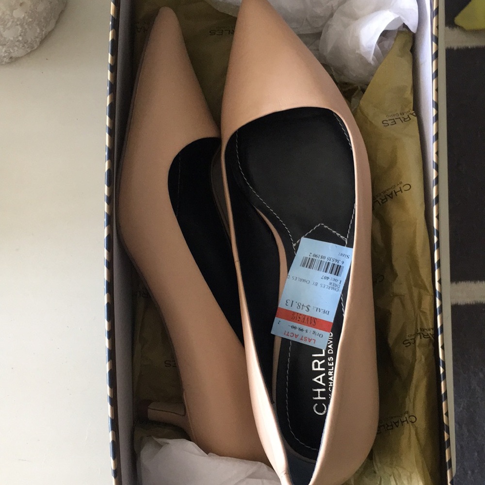 Charles David nude shoes